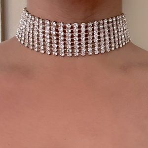 Rhinestone Choker